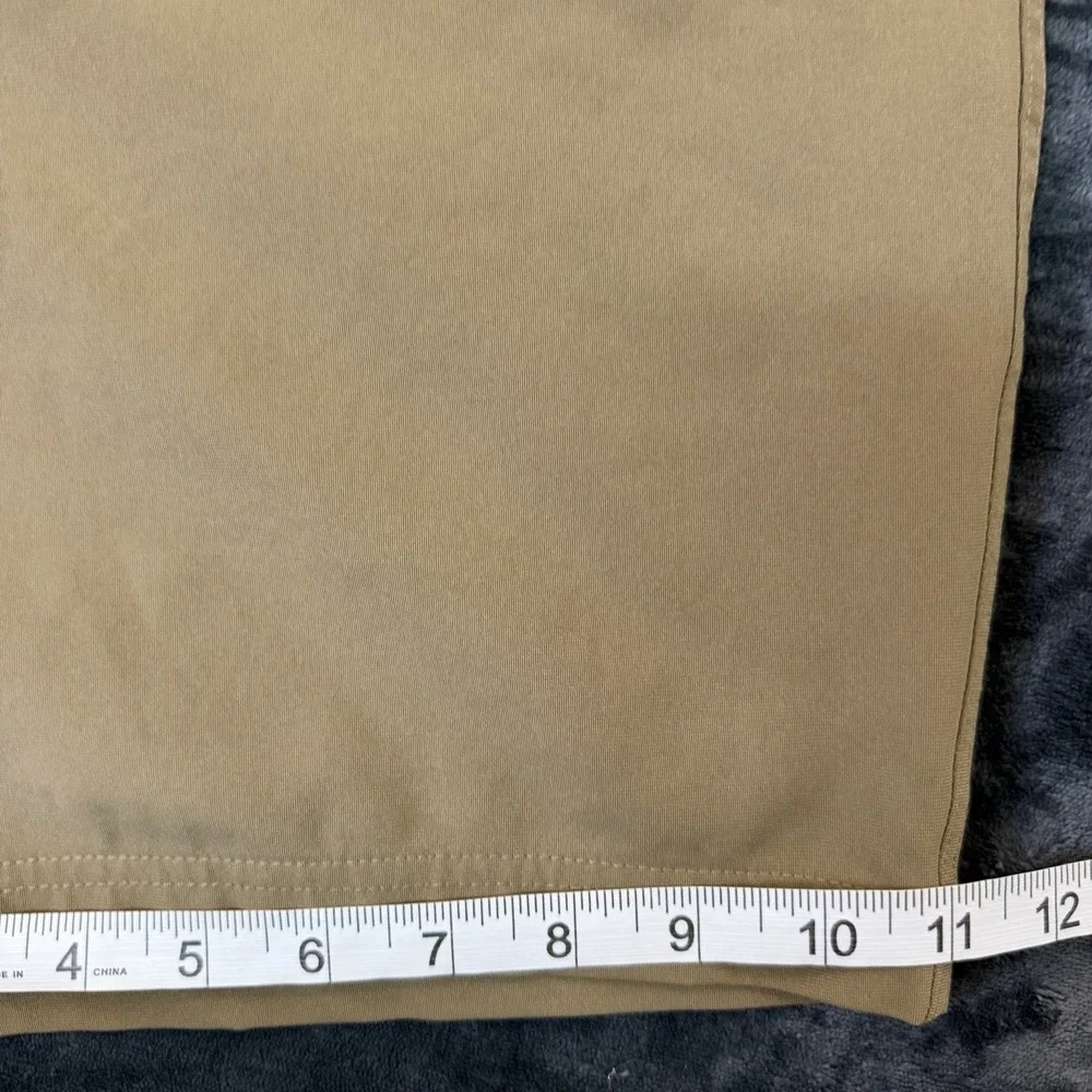 Lululemon The Works Shorts Mens 34 Khaki Tan Stretch Technical Chino 11